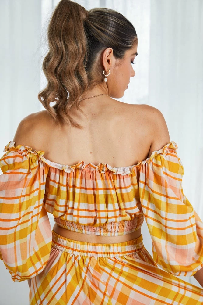 White Closet Maternity Dresses Argie Top - Yellow Print 4 White Closet Maternity Dresses Argie Top - Yellow Print