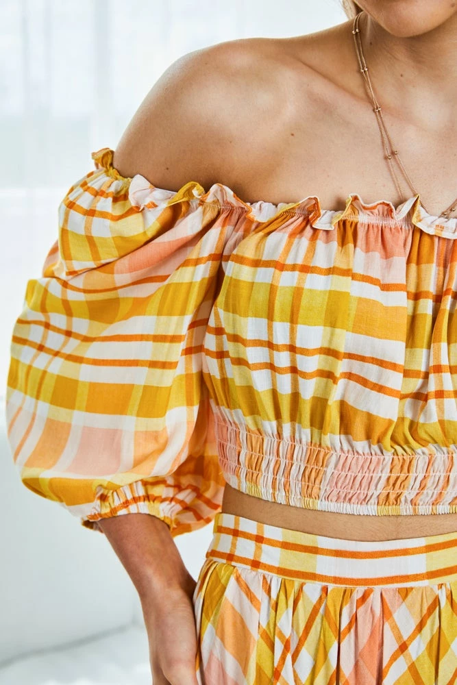 White Closet Maternity Dresses Argie Top - Yellow Print 7 White Closet Maternity Dresses Argie Top - Yellow Print