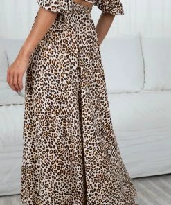 White Closet Argie Skirt - Leopard Print CLOTHING