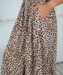 White Closet Argie Skirt - Leopard Print CLOTHING