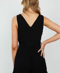 HQ Fashion Rompers & Jumpsuits Arias Playsuit - Black