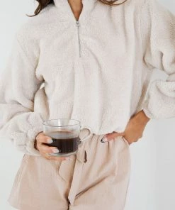 Style Box Arima Knit - Beige CLOTHING