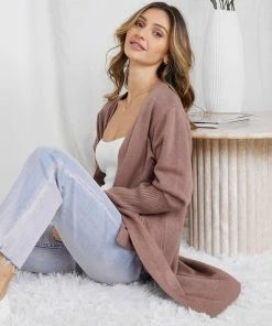 Rock Denim Artsy Cardigan - Brown