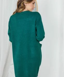 Rock Denim Artsy Cardigan - Green