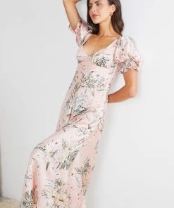 Indikah Ashana Dress - Pink Floral