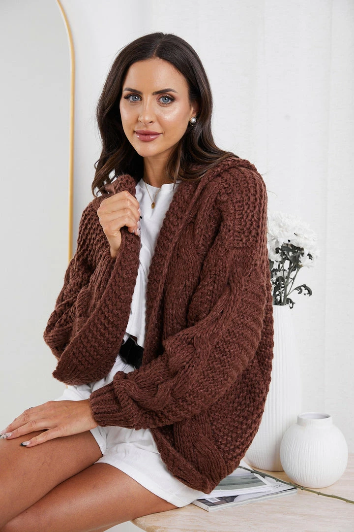 HQ Fashion Jumpers & Sweaters Aspen Cardigan - Chocolate 5 HQ Fashion Jumpers & Sweaters Aspen Cardigan - Chocolate