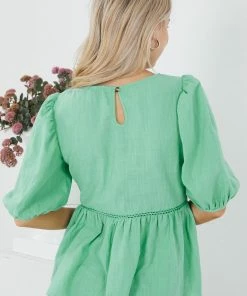 Style Box Aully Top - Green