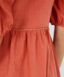 Style Box Aully Top - Rust