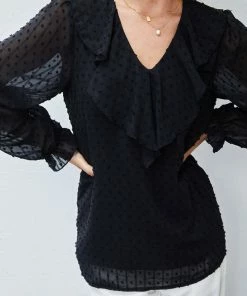Dream House CLOTHING Aurielle Blouse - Black 11 Dream House CLOTHING Aurielle Blouse - Black