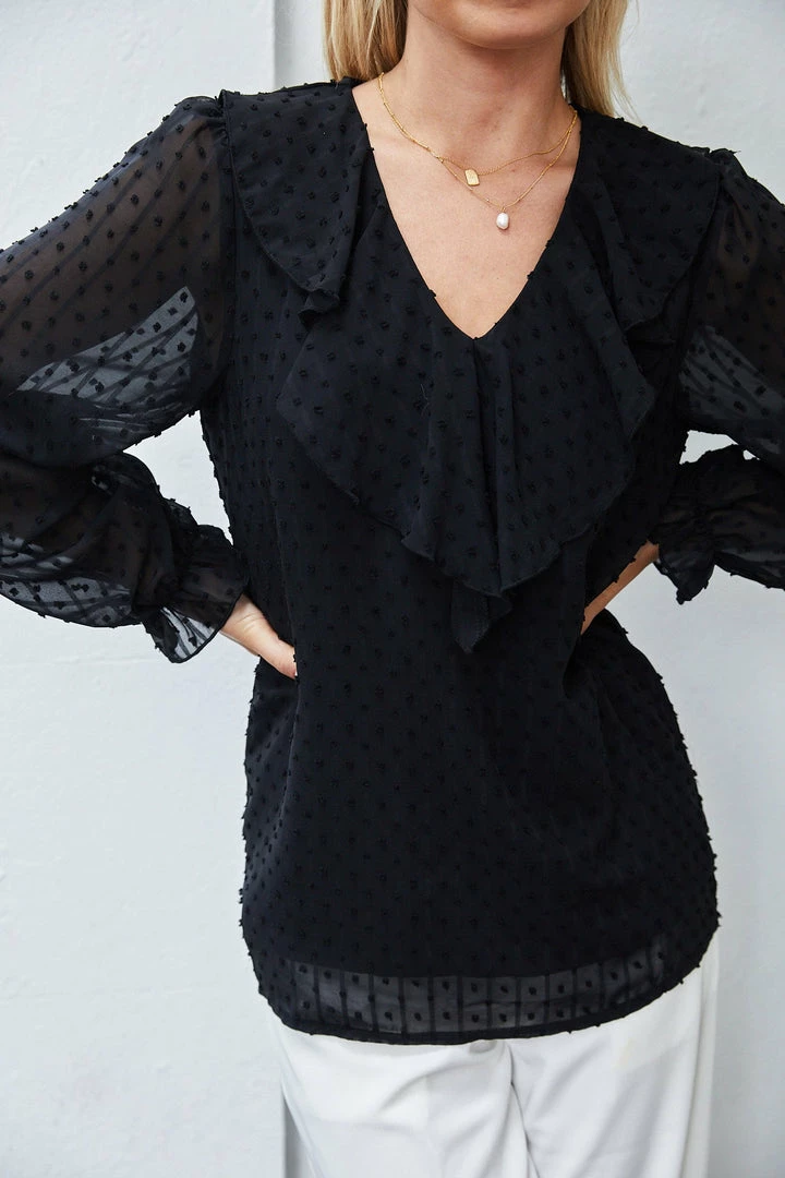 Dream House CLOTHING Aurielle Blouse - Black 6 Dream House CLOTHING Aurielle Blouse - Black