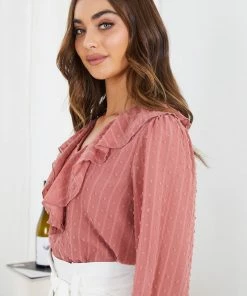 Dream House CLOTHING Aurielle Blouse - Rose