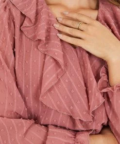 Dream House CLOTHING Aurielle Blouse - Rose