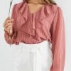 Dream House CLOTHING Aurielle Blouse - Rose