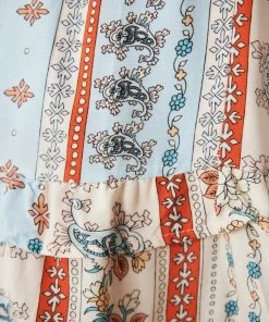 HQ Fashion Casual Dresses Aurina Dress - Blue Multi