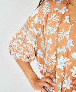 HQ Fashion DRESSES Aurina Dress - Brown Multi 12 HQ Fashion DRESSES Aurina Dress - Brown Multi