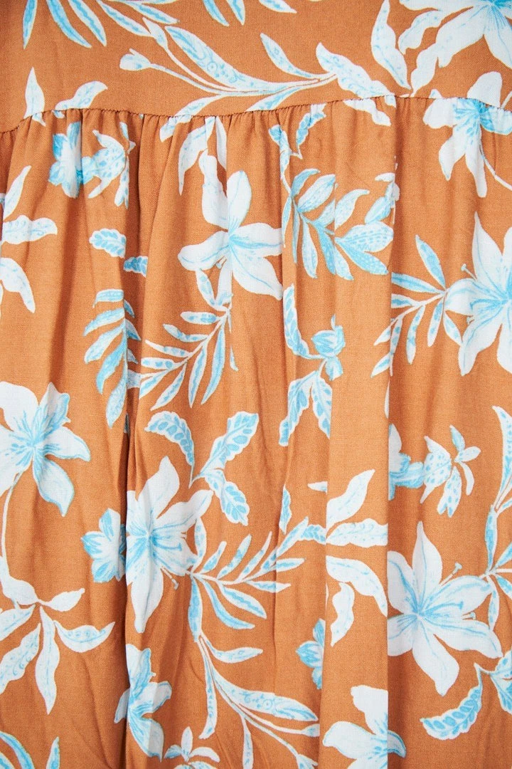 HQ Fashion DRESSES Aurina Dress - Brown Multi 8 HQ Fashion DRESSES Aurina Dress - Brown Multi