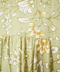 HQ Fashion Aurina Dress - Green Multi