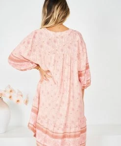 HQ Fashion Aurina Dress - Pink Multi