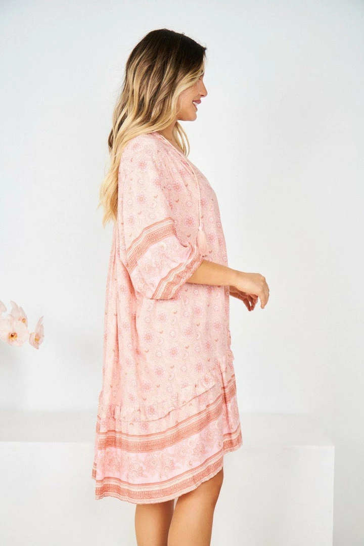 HQ Fashion Aurina Dress - Pink Multi 5 HQ Fashion Aurina Dress - Pink Multi