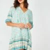 HQ Fashion DRESSES Aurina Dress - Sage Multi