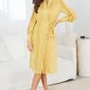 GDS Aurorie Dress - Mustard DRESSES