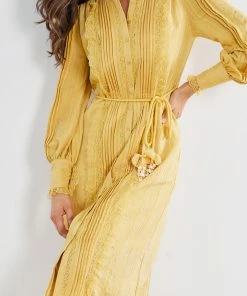 GDS Aurorie Dress - Mustard DRESSES