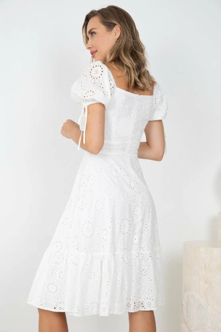 Dong Guan Avalina Dress - White DRESSES 8 Dong Guan Avalina Dress - White DRESSES