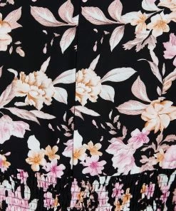 YH & Co (Chloe Yip) Aviona Dress - Black Floral DRESSES