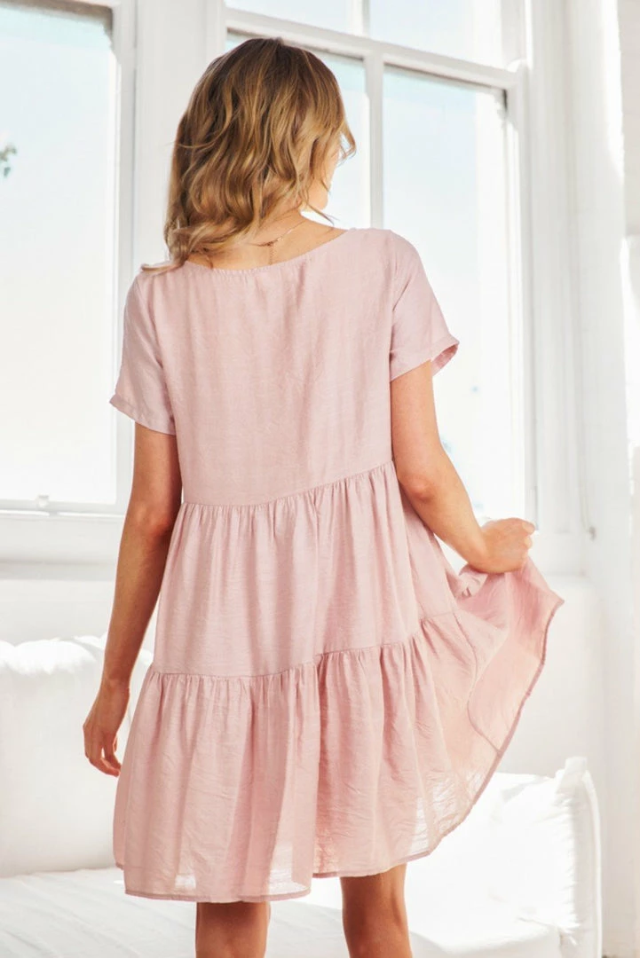 HQ Fashion Aviva Dress - Pink 4 HQ Fashion Aviva Dress - Pink