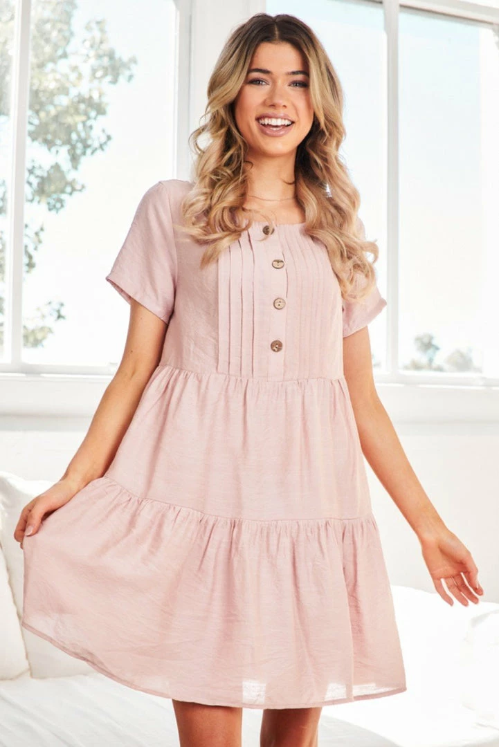 HQ Fashion Aviva Dress - Pink 3 HQ Fashion Aviva Dress - Pink