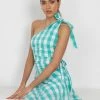 Wild Ginger DRESSES Sabled Dress - Green Gingham