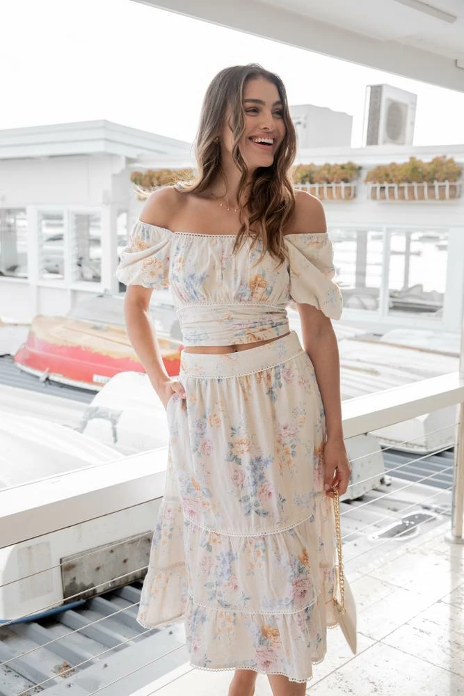 Desire CLOTHING Jojo Skirt - Floral Print 5 Desire CLOTHING Jojo Skirt - Floral Print