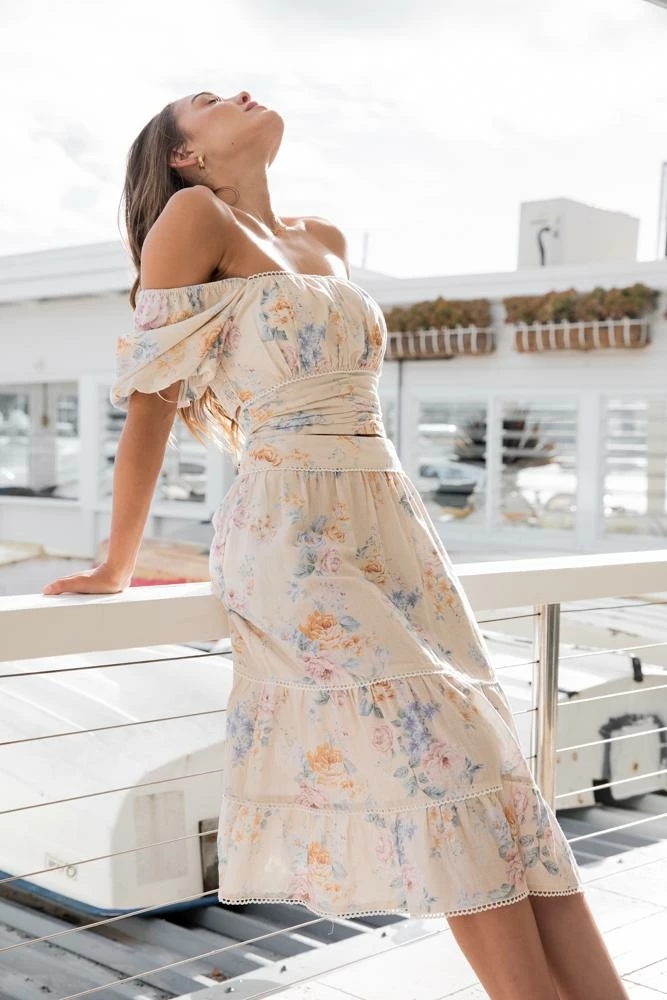 Desire CLOTHING Jojo Skirt - Floral Print 6 Desire CLOTHING Jojo Skirt - Floral Print