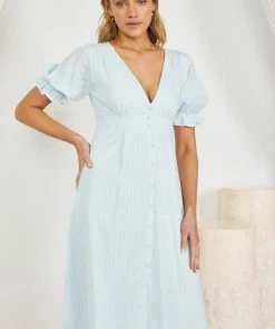 Pink Diamond Mary Grace Dress - Blue
