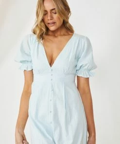 Pink Diamond Mary Grace Dress - Blue