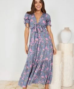 Evermore Fashion DRESSES Lolita Dress - Purple Floral