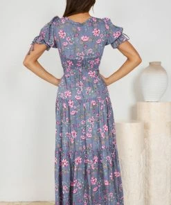 Evermore Fashion DRESSES Lolita Dress - Purple Floral