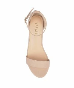 Verali Footwear Bobbie Low Wedge - Nude Softee 9 Verali Footwear Bobbie Low Wedge - Nude Softee