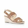Verali Footwear Boppa Wedges - Tan