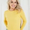 Red Berry Basa Knit Top - Mustard CLOTHING 1 Red Berry Basa Knit Top - Mustard CLOTHING