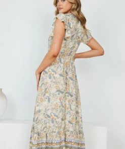 Rock Denim Bayleaf Dress - Floral Print Casual Dresses
