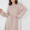 Style Box Baylee Knit Dress - Beige DRESSES