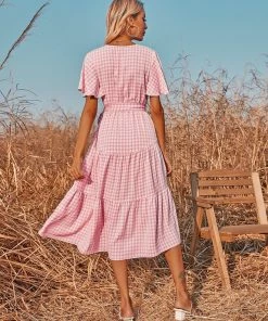 Naomi & Co Be Free Dress - Pink Print DRESSES