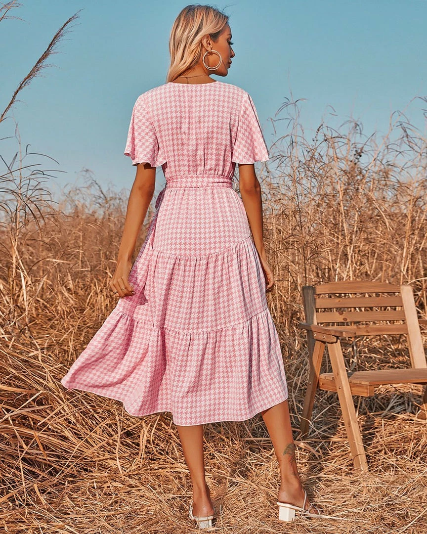 Naomi & Co Be Free Dress - Pink Print DRESSES 4 Naomi & Co Be Free Dress - Pink Print DRESSES