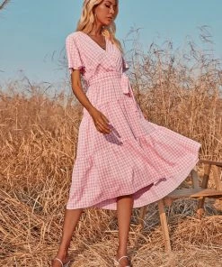 Naomi & Co Be Free Dress - Pink Print DRESSES
