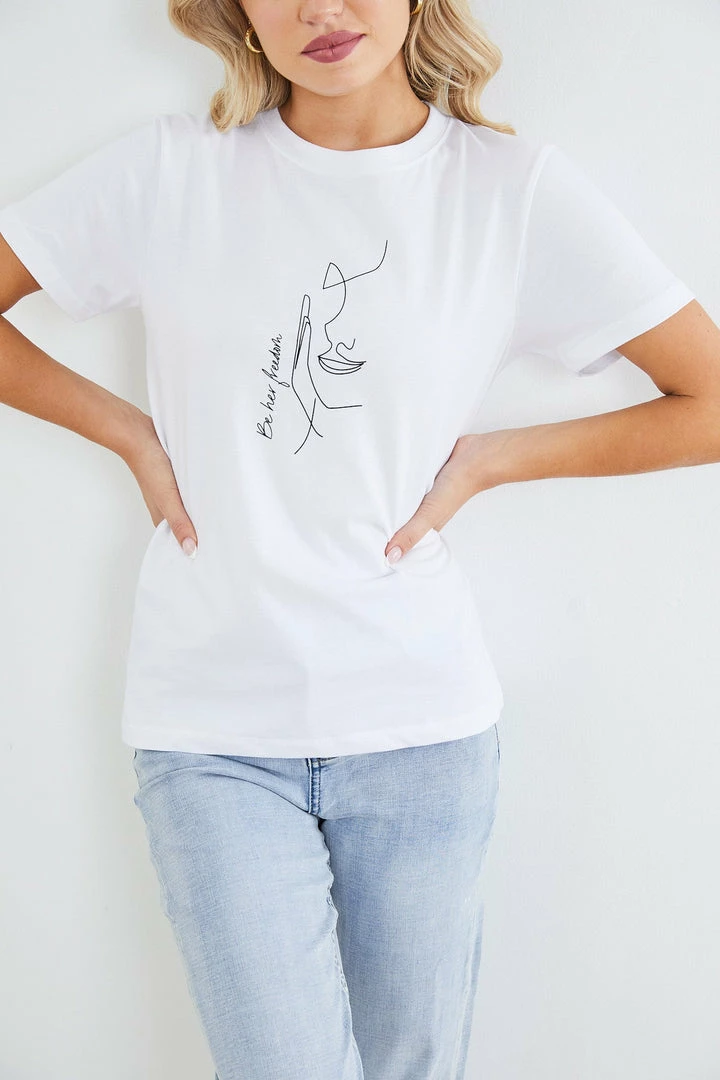 Worldchine Be Hers Freedom Top - White 6 Worldchine Be Hers Freedom Top - White