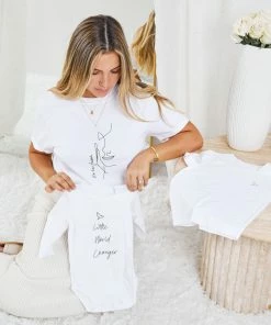 Worldchine Be Hers Baby Onesie - White 9 Worldchine Be Hers Baby Onesie - White