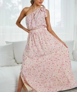 Pink Diamond CLOTHING Belen Skirt - Pink Floral