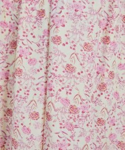 Pink Diamond CLOTHING Belen Skirt - Pink Floral