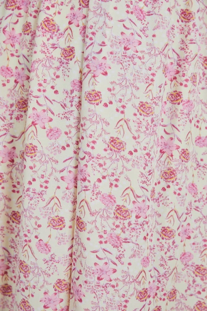 Pink Diamond Belen Top - Pink Floral CLOTHING 8 Pink Diamond Belen Top - Pink Floral CLOTHING